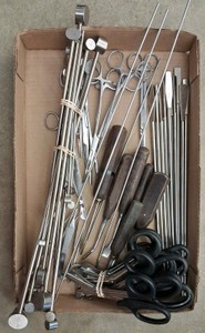 LARGE LOT OF GERMANSTAINLESS STEEL MEDICAL SUPPLIES