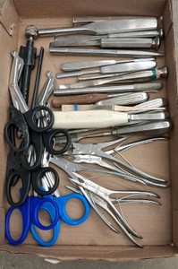 LARGE LOT OF GERMANSTAINLESS STEEL MEDICAL SUPPLIES
