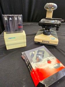 OLYMPUS COMPOUND LAB MICROSCOPE, WELCH ALLYN KLEENSPEC WALL MOUNT ANS ST LAB USB TO SERIAL ADAPTER