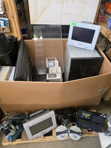 MASSIVE BOX FULL OF MYSTERY MEDICAL ITEMS, SCREENS, TV, AND MUCH MORE