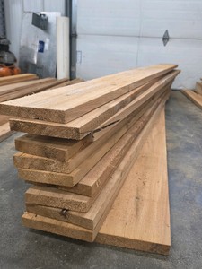 FRESHLY MILLED CEDAR BOARDS