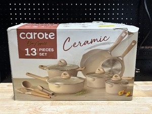 Carote 13 Piece Ceramic Pot and Pan Set