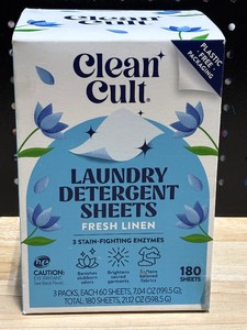Clean Cult Laundry Detergent Sheets
