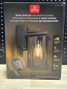 Dual Outlet Outdoor Sconce