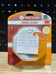 First Alert Smoke Alarm 10 Year Lithium Battery Included