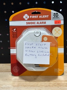 First Alert Smoke Alarm 10 Year Lithium Battery Included