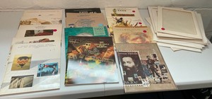 Group of 14 empty US Commemorative stamp books 1980s to 1990s