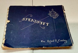 Spindrift world war II or mid-century naval cruise book, training program or squadron publication