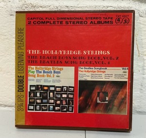Vintage reel-to-reel tape- The Hollyridge strings plays the Beatles & Beach boys song