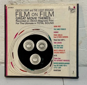 Vintage Reel-to-reel tape- Enoch light and the light brigade film on film movie themes