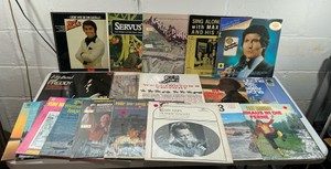 Bulk vintage German import & Schlager vinyl record lot- Freddy Quinn, Roy black & Tony Marshall