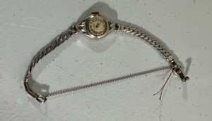 Vintage Benrus ladies mechanical cocktail watch with safety chain
