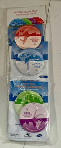 2008 Saint Paul winter carnival button value pack, 4 button set local MN history
