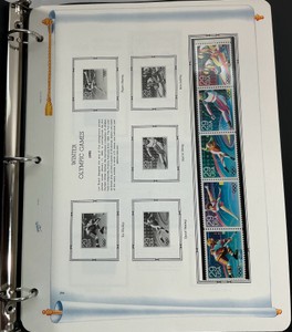 1992 The white aces US commemorative stamps with 6 Columbus sheets