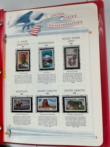 1989 &1990 The white aces US commemorative stamps