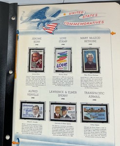 1985,87,88 The white aces US commemorative stamps