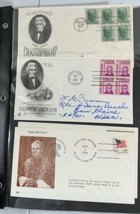 28 First Day covers, postage stamps