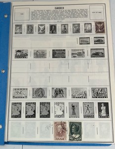 Approx. 55 Greece stamps