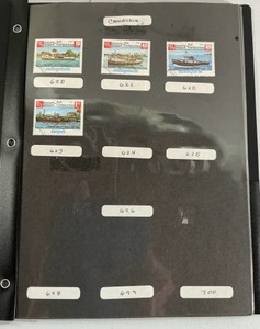 Ships-C, 3 covers approx. 114 stamps