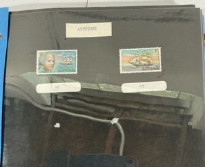 Ship stamps A-B, approx. 124, 2-1st day covers