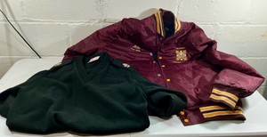 Mens VFW jacket and pullover sweater