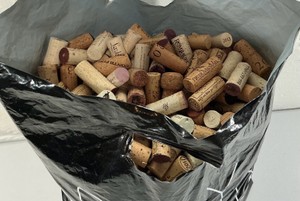 Bag of wine corks
