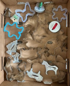 Various group of cookie cutters