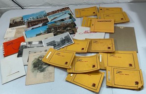 Group Post Card paper Ephemeral Black and white Photo Booklets 1940s to newer