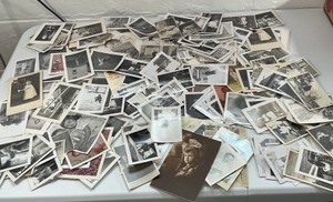 Lot vintage baby childrens photos black and white pictures
