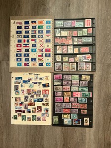 Stamps 1976 Bicentennial Souvenir Sheet Lincoln Canal Zone and Misc US Postage Group