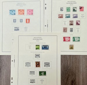 Stamps Philippines Issued Under Japanese Occupation 1942-43 Postage N1, N4, N9