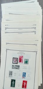 Stamps DDR 1960 - 1968 German Republic Watermarked Quatrefoil Aprox 155 stamps lot Postage