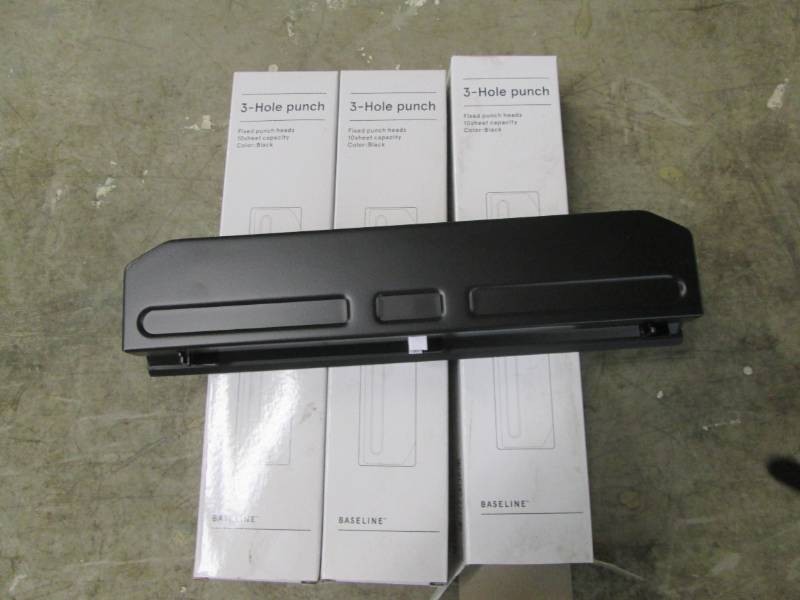 3 Three hole punches
