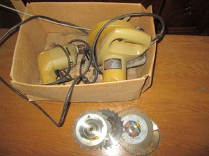 Electric saw, drill and saw blades