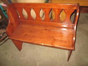 Deacons bench, 3 feet wide