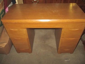 Solid wood desk, 44 wide
