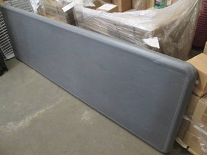 Sturdy plastic folding table, 8 feet wode