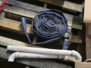 Water hose with fittings and Gator Lock connector