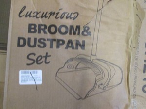 New broom and dust pan set