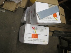 5 Cases Daltile trim tile