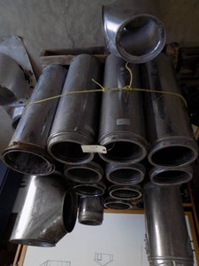 Stainless Insulated Stove Pipe (21 pcs total)