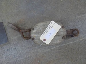 Antique Winch Block