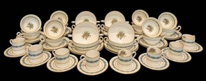 DR - Bone China Cups - Wedgewood Appledore (Lot of 28)