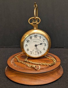 SR - Vintage Pocket Watch - Browns Hannibal, MO 21-Jewel Ansonia