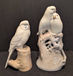 SR - Porcelain Bird Figurines - Royal Copenhagen Pair  Royal Coppenhagen 649 and 4164