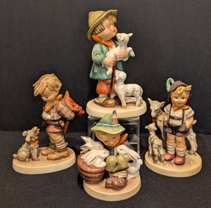 SR - Vintage Hummel Figurine Not For You #317, Vintage Hummel Figurine Shepherds Boy and More