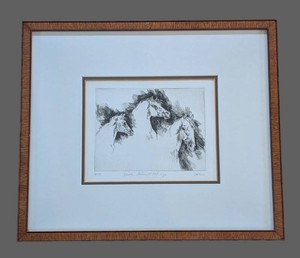 SR - Framed Etching Print - Deborah Kunic Youth, Prime and Old Age Signed 1650