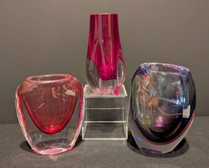 Art Glass Vases - Sommerso Style (Lot of 3)