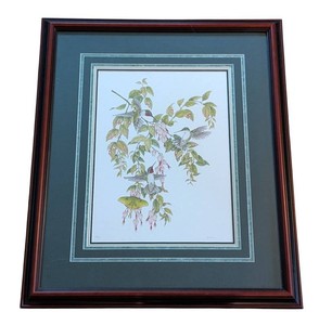 Signed Hummingbird Nature Print - Jim Wilson 159300 Framed