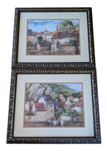 SR - Framed Landscape Art Prints - Roger Duvall Series of 4 (Lot of 2)